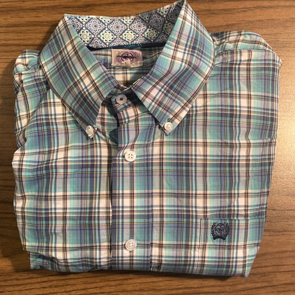 - Cinch Men’s LongSleeve Western Dress Shirt